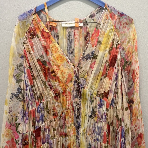 Zimmermann Wonderland Floral Midi Dress, Brand size: 2, US Size: 6-8 - Picture 10 of 13